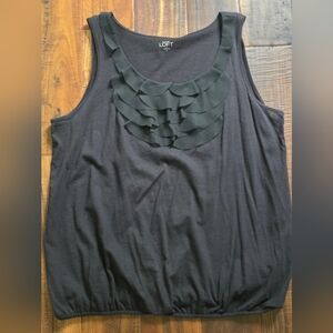 LOFT Black Sleeveless Top
